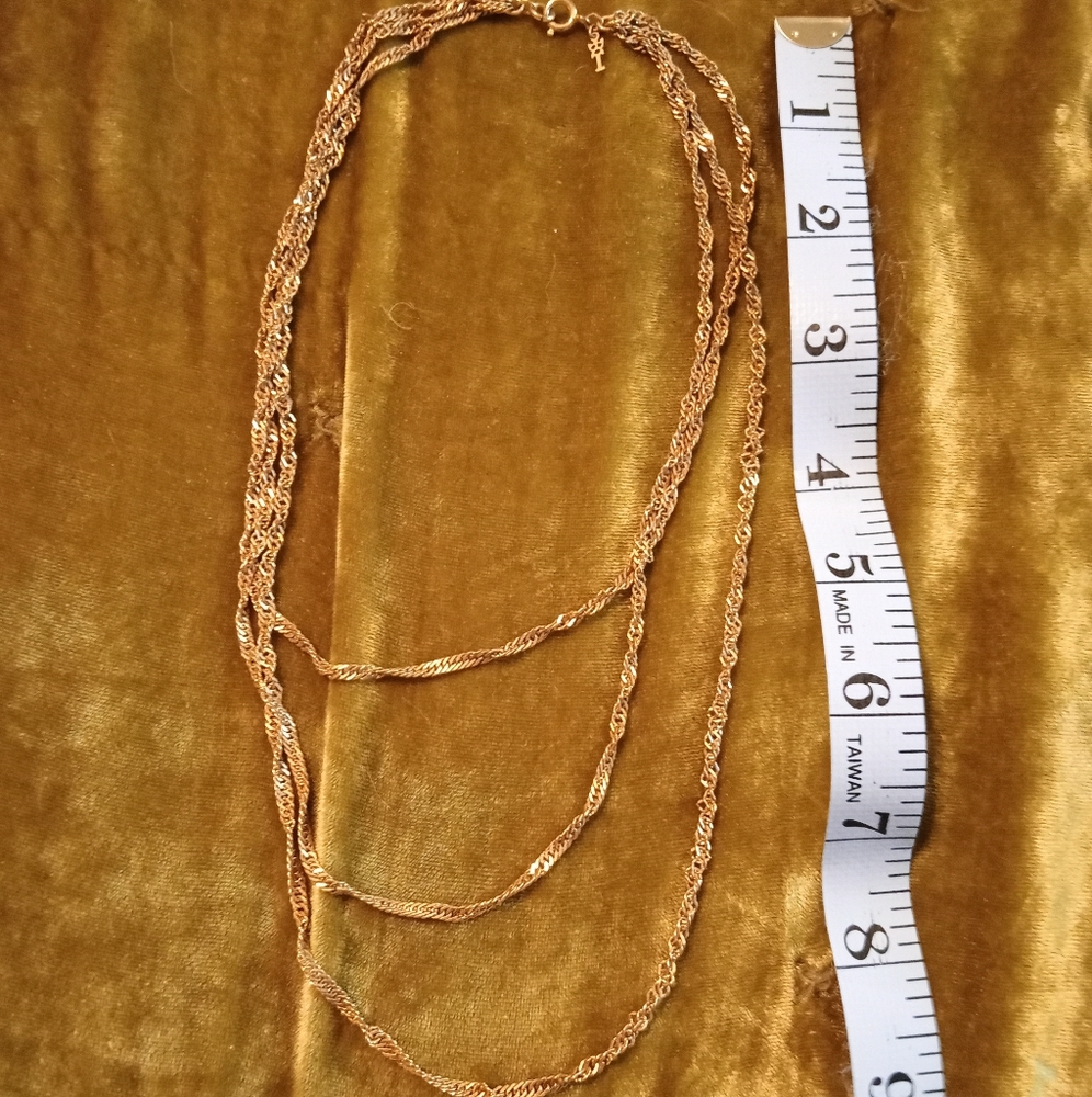 Vintage Gold Crown Trifari Necklace